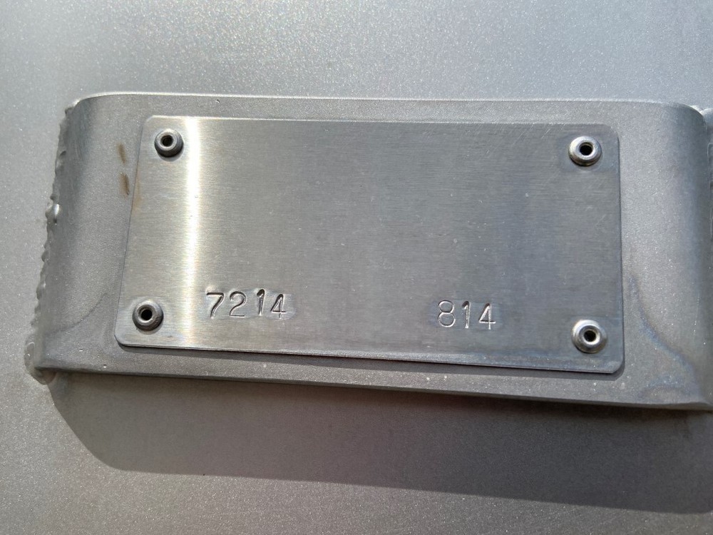 FPEC Model 814 intermeshing Vacuum C02 paddle blender, 6000 lbs. capacity