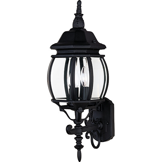 MAXIM LIGHTING EXTERIOR BLACK 1033BK CROWN HILL 3LT