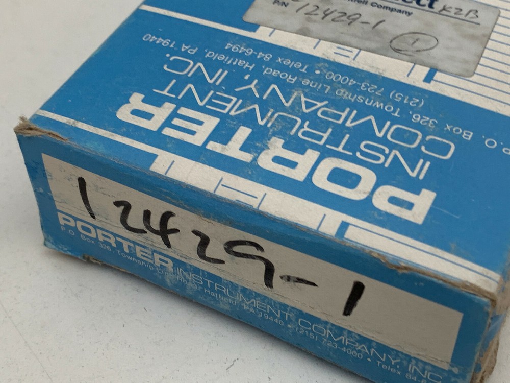 Porter 12429-1 Industrial Flow Meter