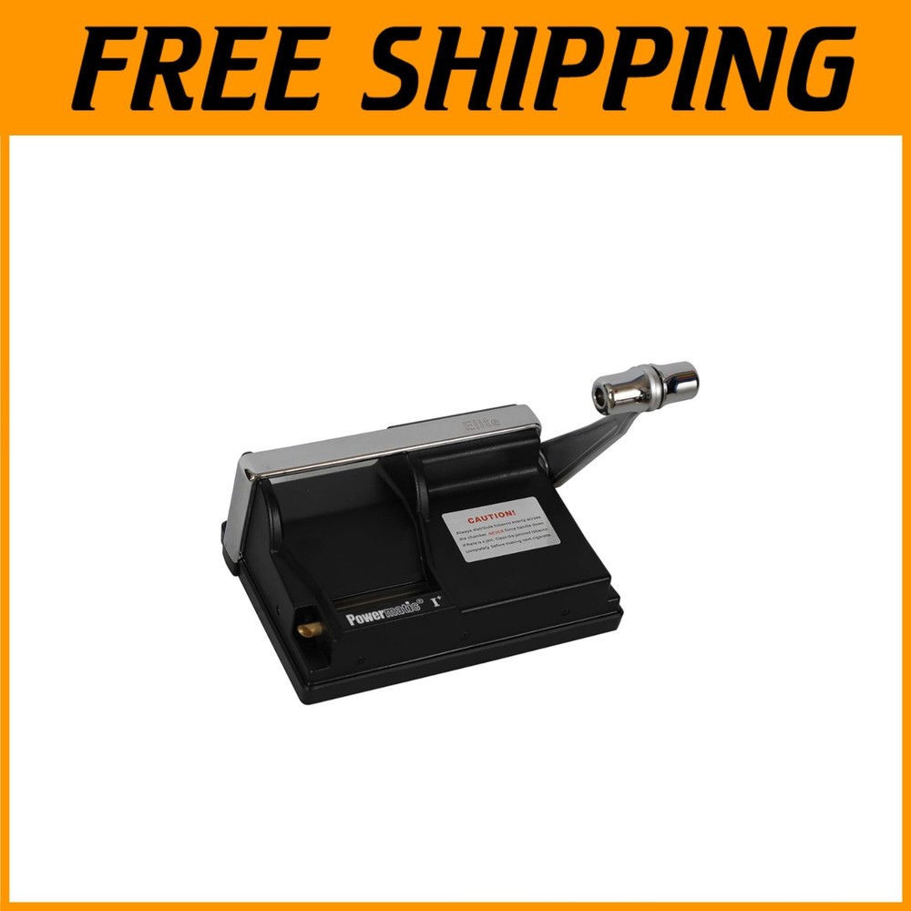 Elite Black Metallic Cigarette Rolling Machine - Easy Press