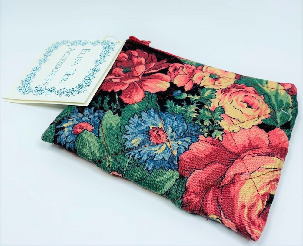 Authentic Elisa Tori Pouch Floral Summer Design