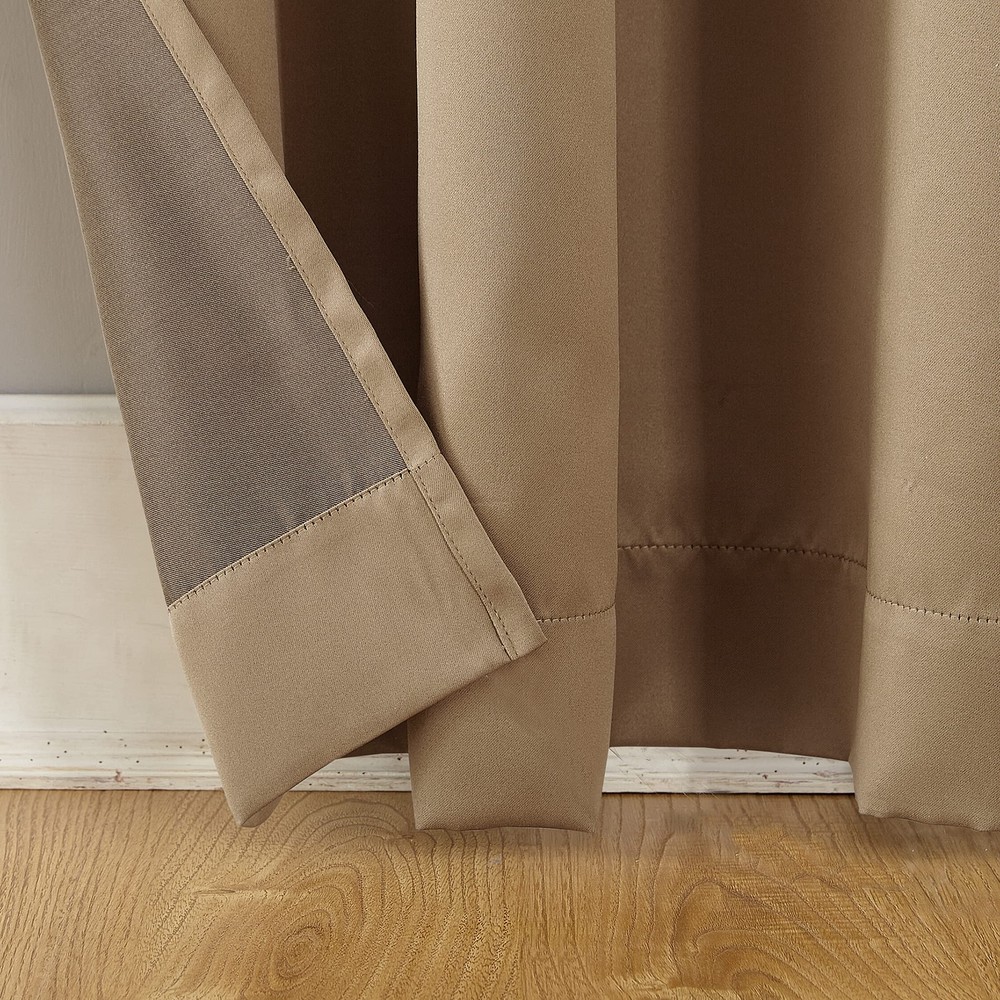Sun Zero Barrow Energy Efficient Rod Pocket Curtain Single Panel