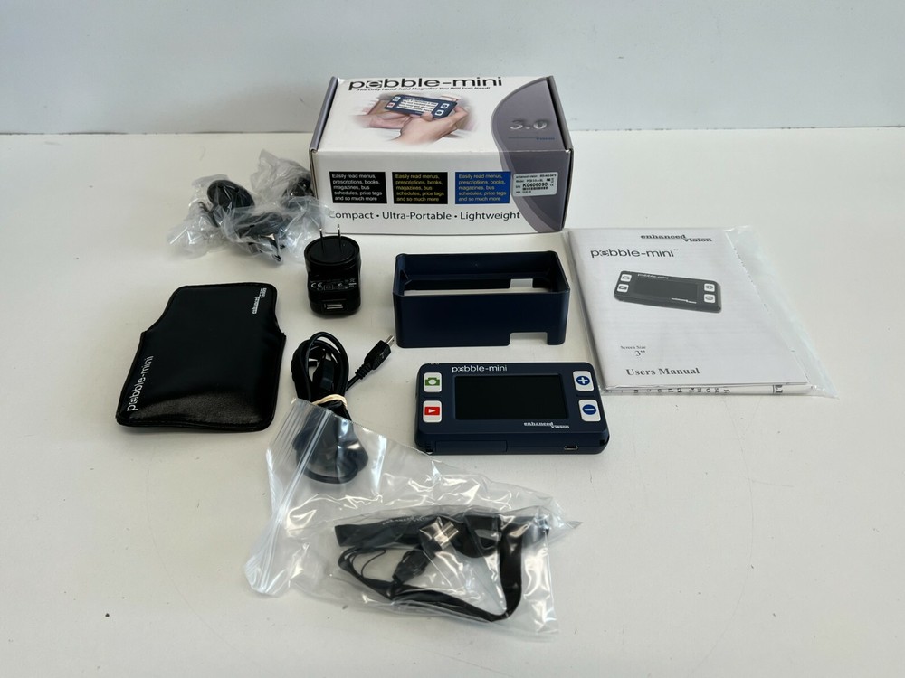 PP26: Enhanced Vision Pebble-Mini Enhanced Vision Magnifier Electronic Handheld