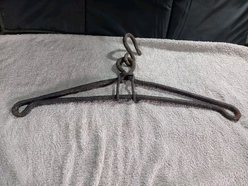 Antique Fireplace Trammel Hand Forged