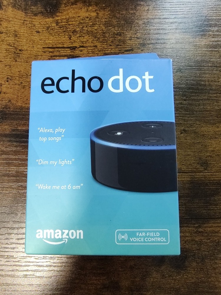 Amazon Echo Dot (2nd Generation) Smart Speaker - Black NEW Open Box