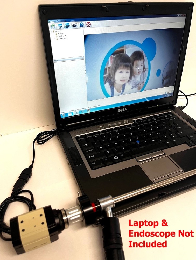 Rigid Endoscope Laparoscope HD USB Camera Head+Coupler+Light Source for Olympus