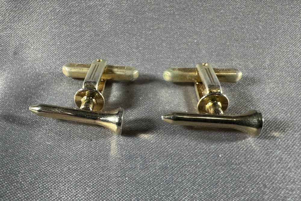 2 sets of Golf themed cufflinks