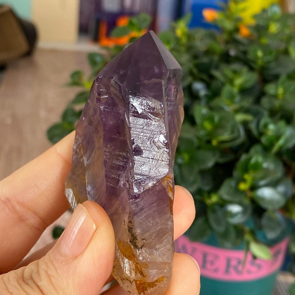 100g Natural Amethyst geode quartz clustercrystal specimen Healing