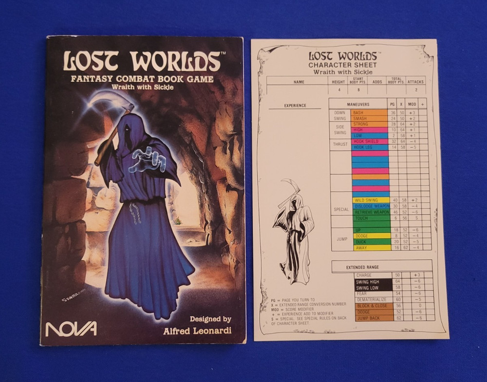 Wraith with Sickle - Lost Worlds with Card