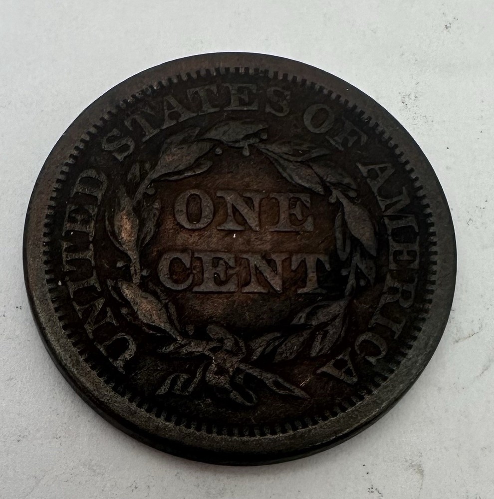 1844 Large Cent VF Condition Nice Coin!!