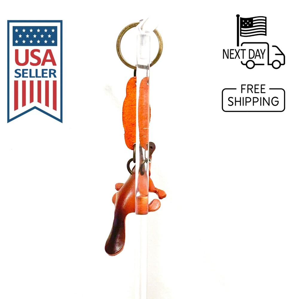 Platypus Handmade Leather Keyring