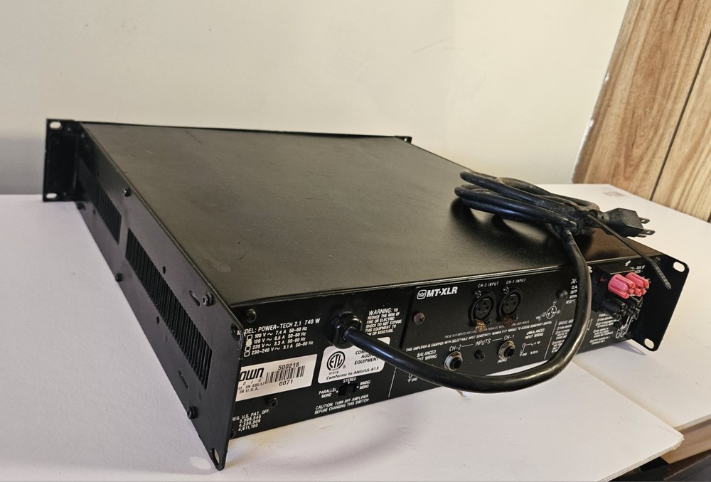 Crown PowerTech Two.one 2.1 Professional Power Amplifier