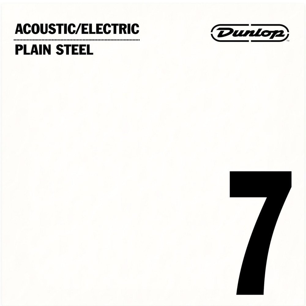 Single Dunlop Plain Steel .007 DPS07