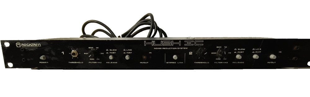 Rocktron HUSH IIC Noise Reduction System Rack Missing Knob