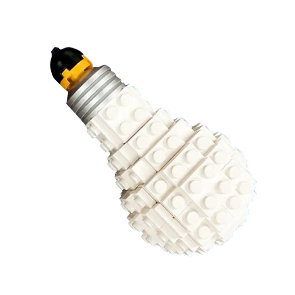 Light Bulb Model Collection Display Building Set 142 Pcs