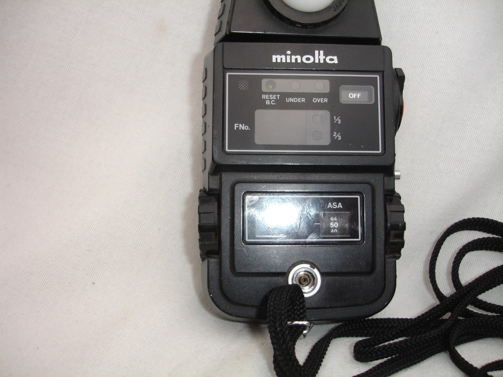 MINOLTA FLASH Meter II with strap, Vintage  Light meter