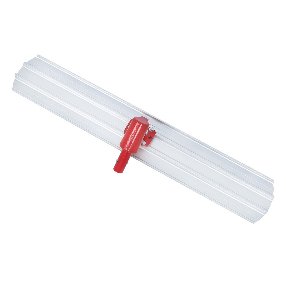 Red Concrete Bull Float Kit 48" × 8" Round End Concrete Float Tool With 4 Rods