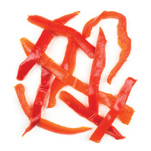 Roland Fire Roasted Red Pepper Strips, #10 Can, 5.5 Lb Net Wt.