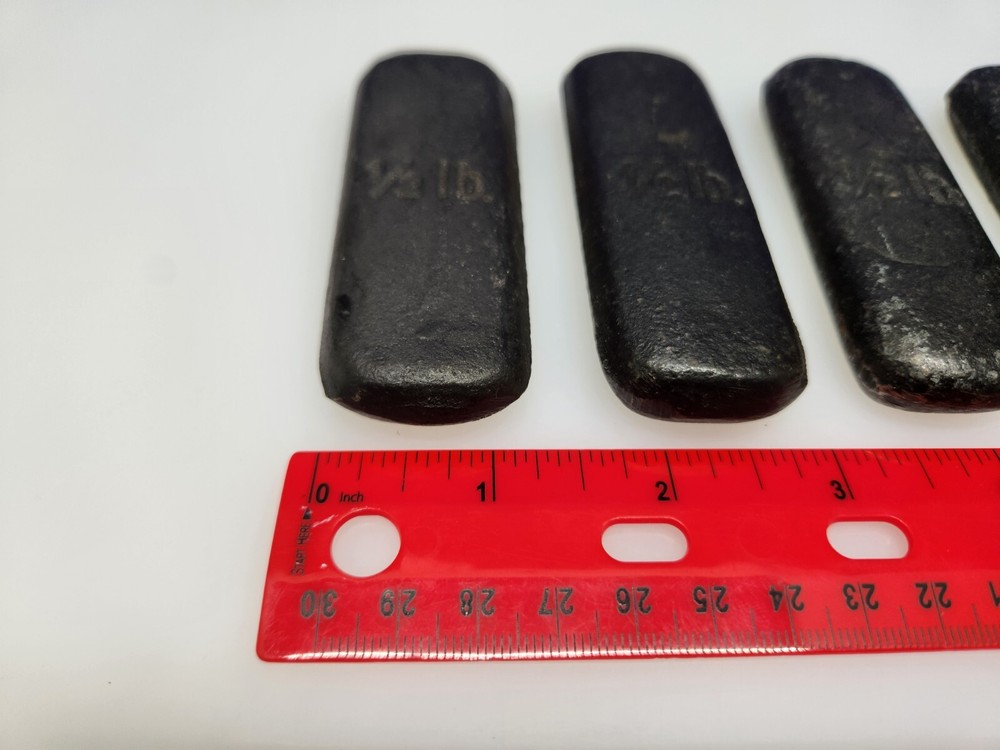 Homemade 1/2 Pound Metal Weights Not 100% Accurate
