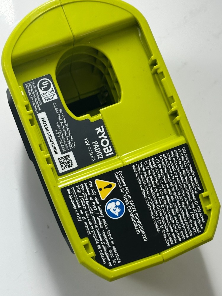 Ryobi ONE+ Portable Compact Smart Bluetooth Speaker PAD02 Tool Only