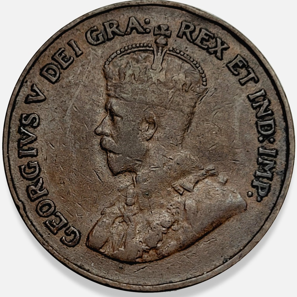 1921 Canada George V Penny Small Cent 1c * Original Surfaces *  🇨🇦