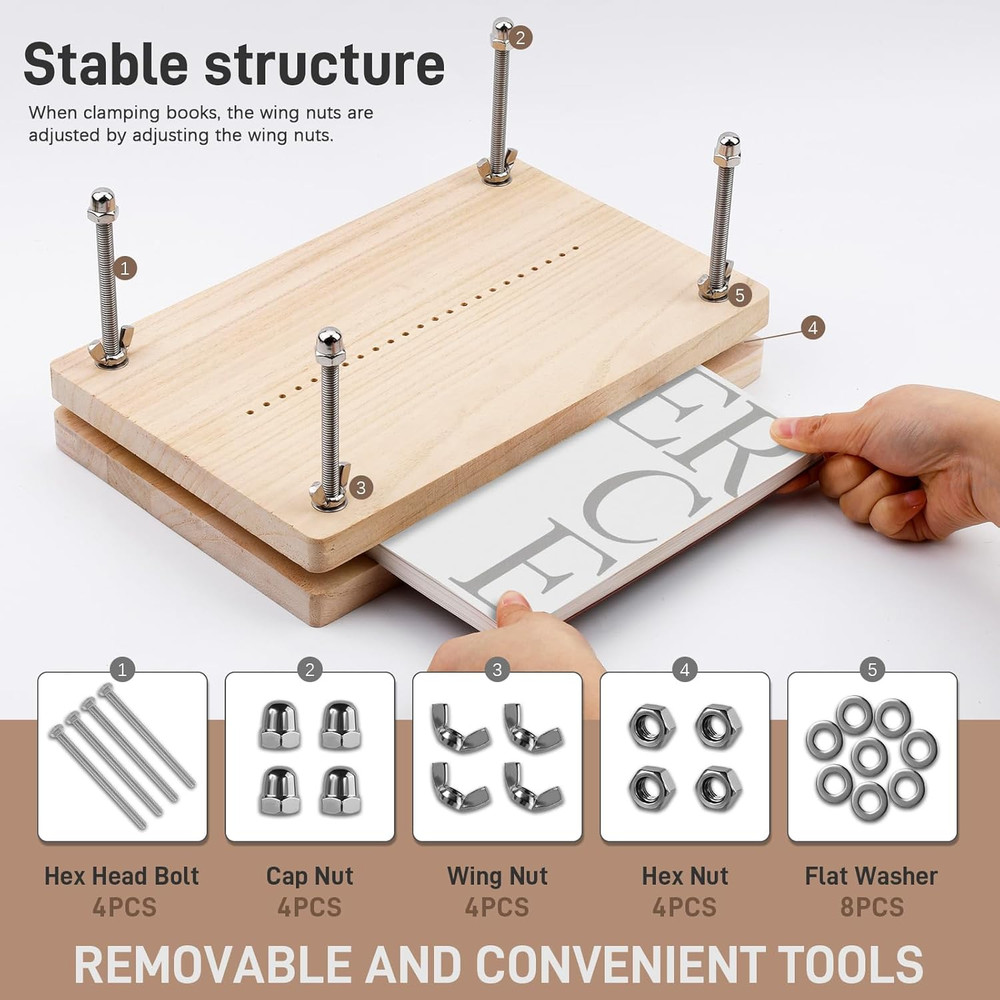 Book Press, Bookbinding Press, Book Binding Kits, Book Binding Materials, Bookbi