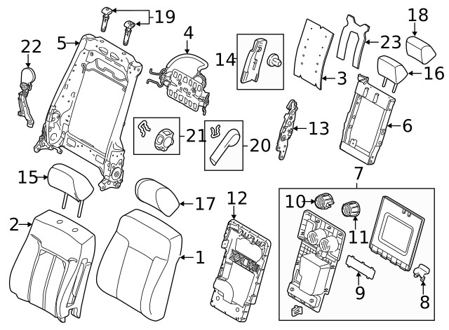 Genuine Ford Adjust Handle BC3Z-2561199-AB