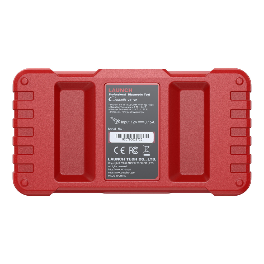 2025 LAUNCH Creader VII+ V2.0 OBD2 Diagnostic Scanner ABS SRS Fault Code Reader