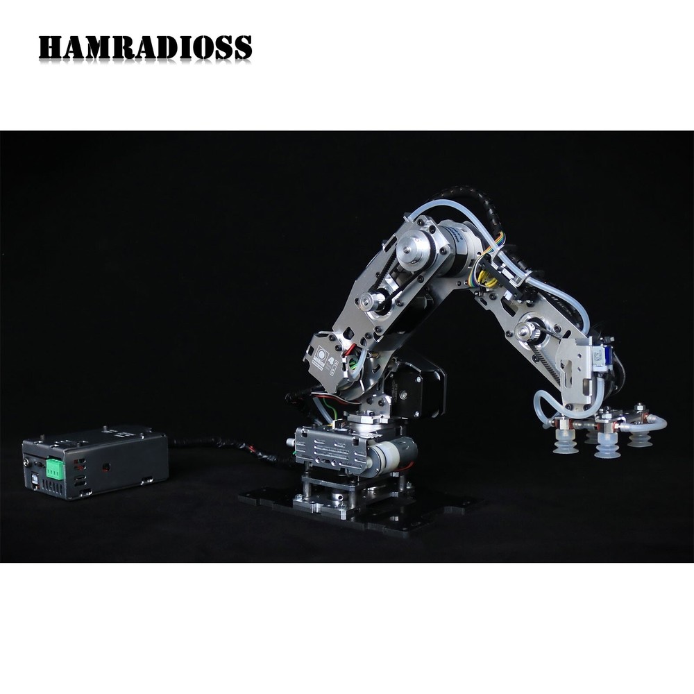 24D Industrial Robot Arm 4-Axis Stepping Planetary Reduction Motor w/ Controller