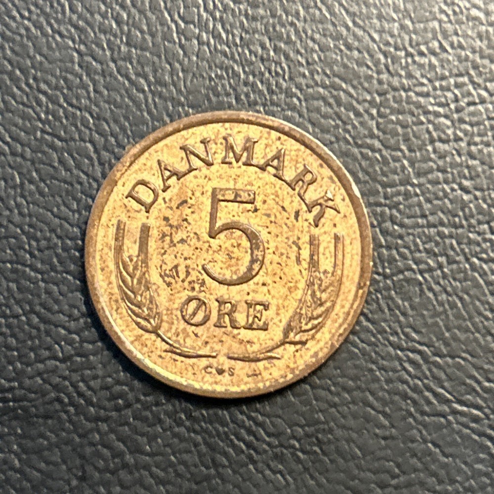 1964 Coin Denmark, Five 5 OrE Danmark