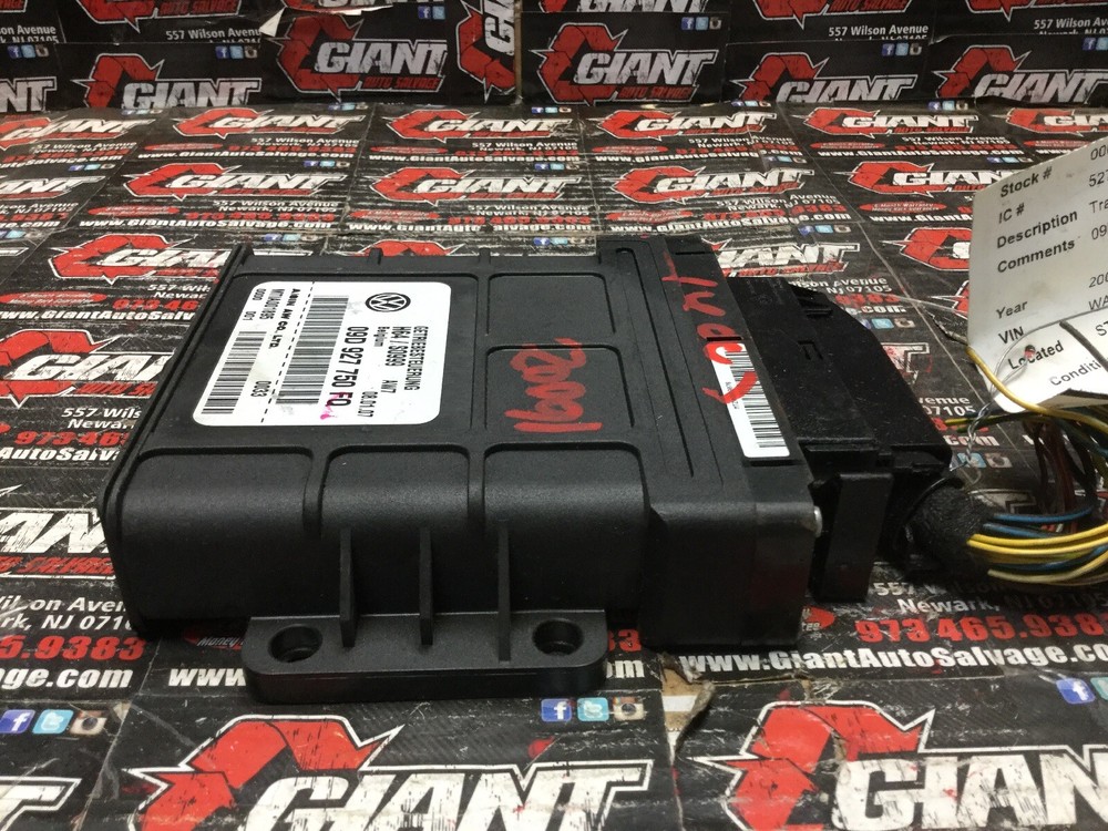 07 AUDI Q7 4.2L TRANSMISSION BRAIN BOX COMPUTER CONTROL MODULE TCU TCM