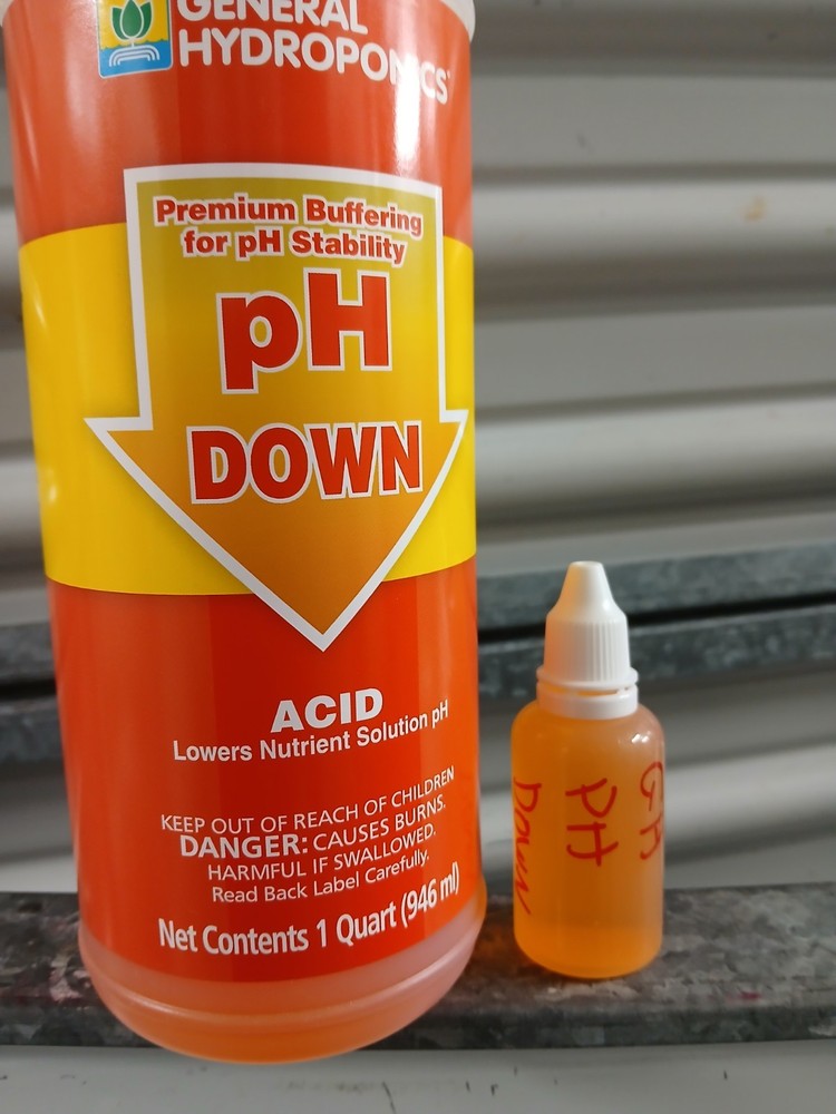 General Hydroponics Ph Down 30mL only