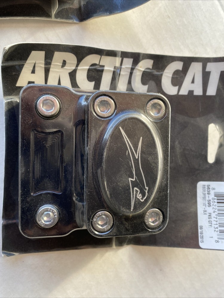 Arctic cat snowmobile, offset riser block 5639–595