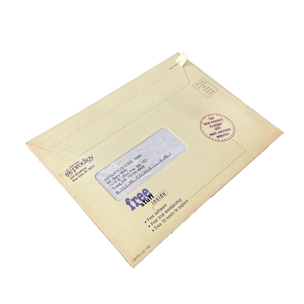 Vintage Prodigy Internet Service Software 1996 New Sealed