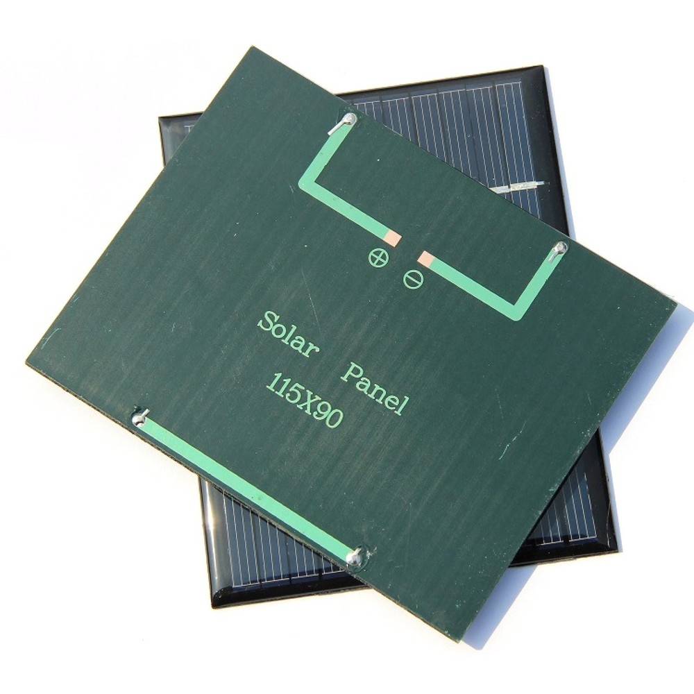 2Pcs Solar Panel Cell Module Epoxy Charger For Charging Cellphones DC Batteries