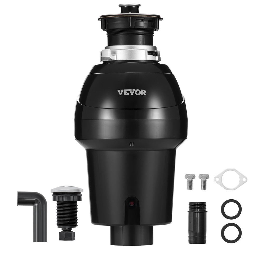 VEVOR Garbage Disposal 1 HP Continuous Food Waste Disposer 3270 RPM EZ  Corded