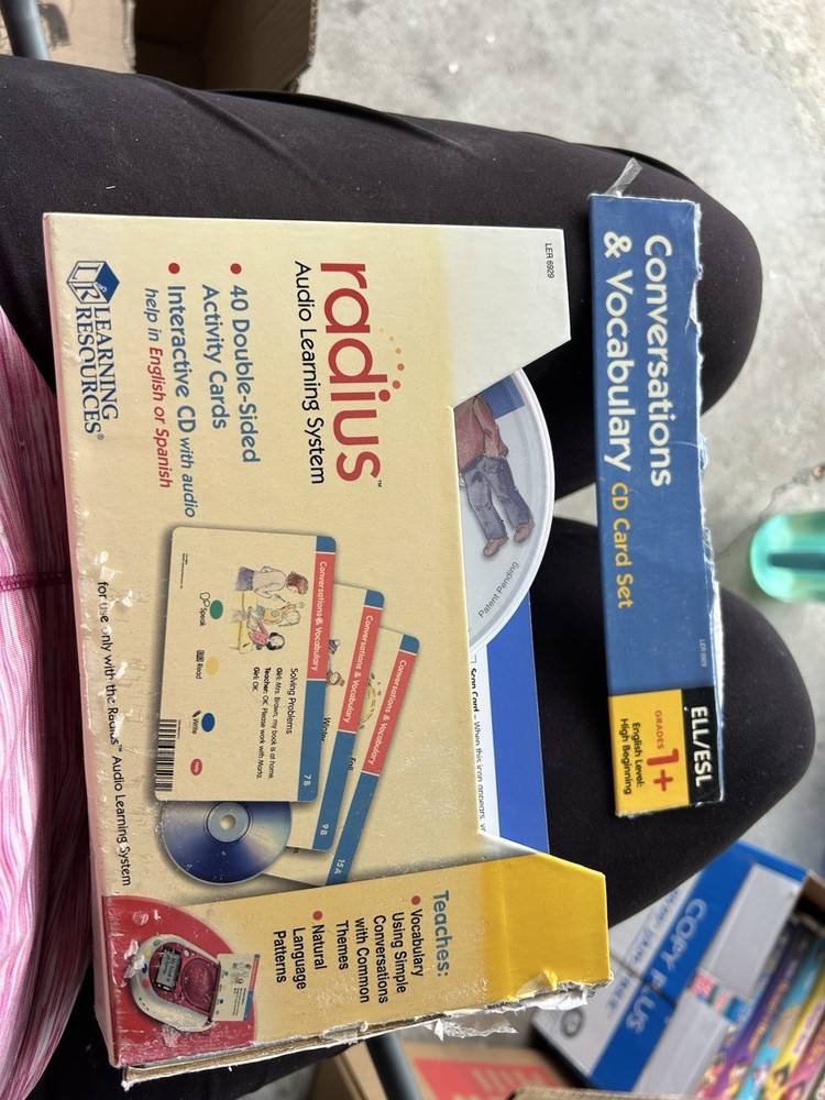 Learning Resources Radius System – 2 Machines + 15 Reading & ESL Sets