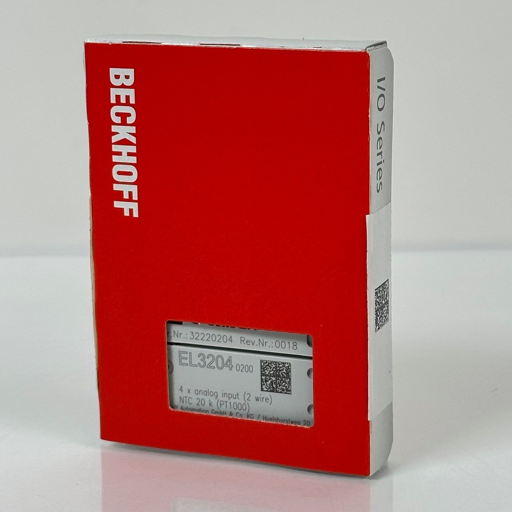 (NEW) BECKHOFF EL3204 4 Channel Analog Input PLC Module EL3204-0200 (USA Seller)