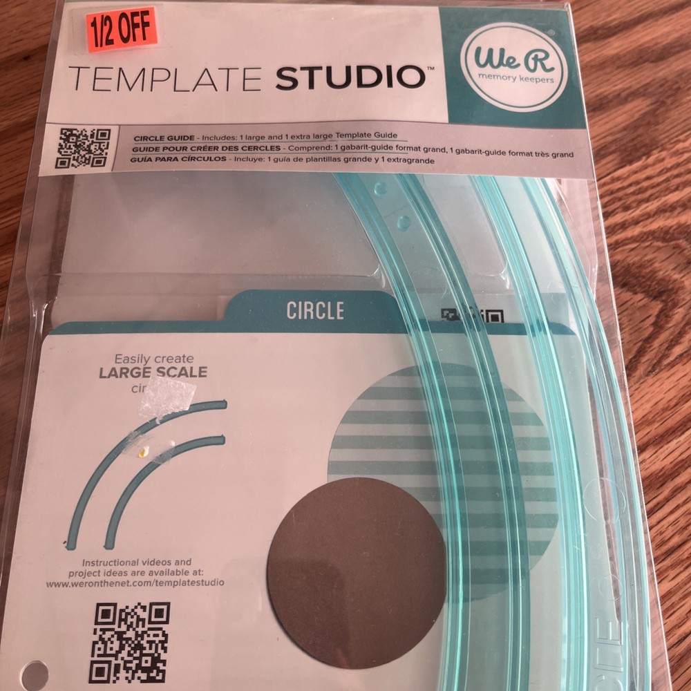 We R Memory Keepers Template Studio Large Scale Circles