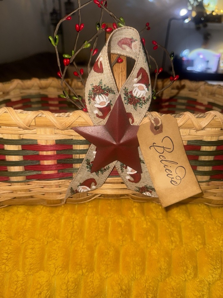 Handmade Christmas Basket