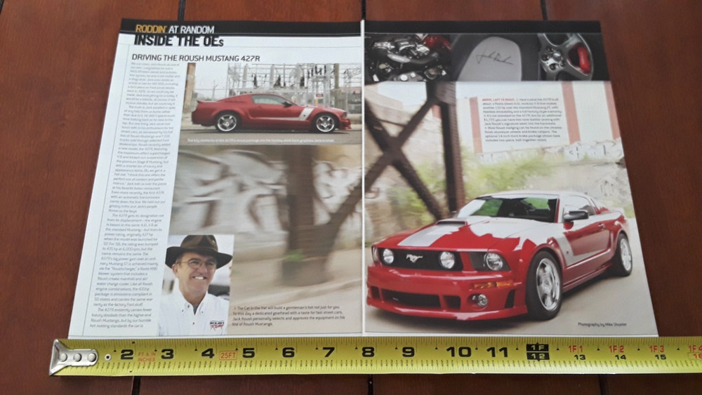 2008 ROUSH MUSTANG 427R  ORIGINAL 2008 ARTICLE