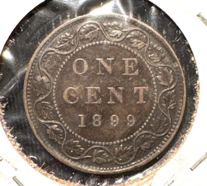 Canada 1899 large cent KM 7 XF