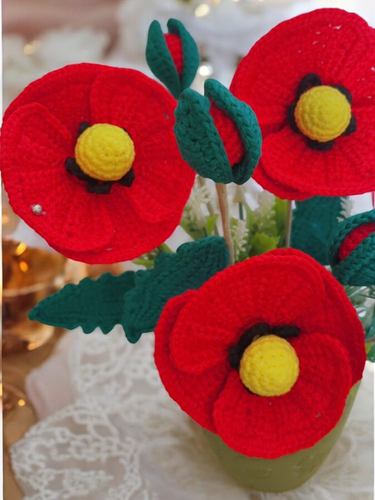 Crochet Poppies