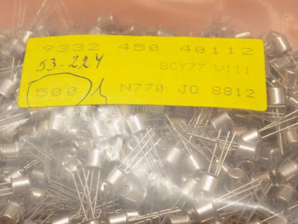 20x BCY77 VIII PHILIPS TRANSISTOR NOS