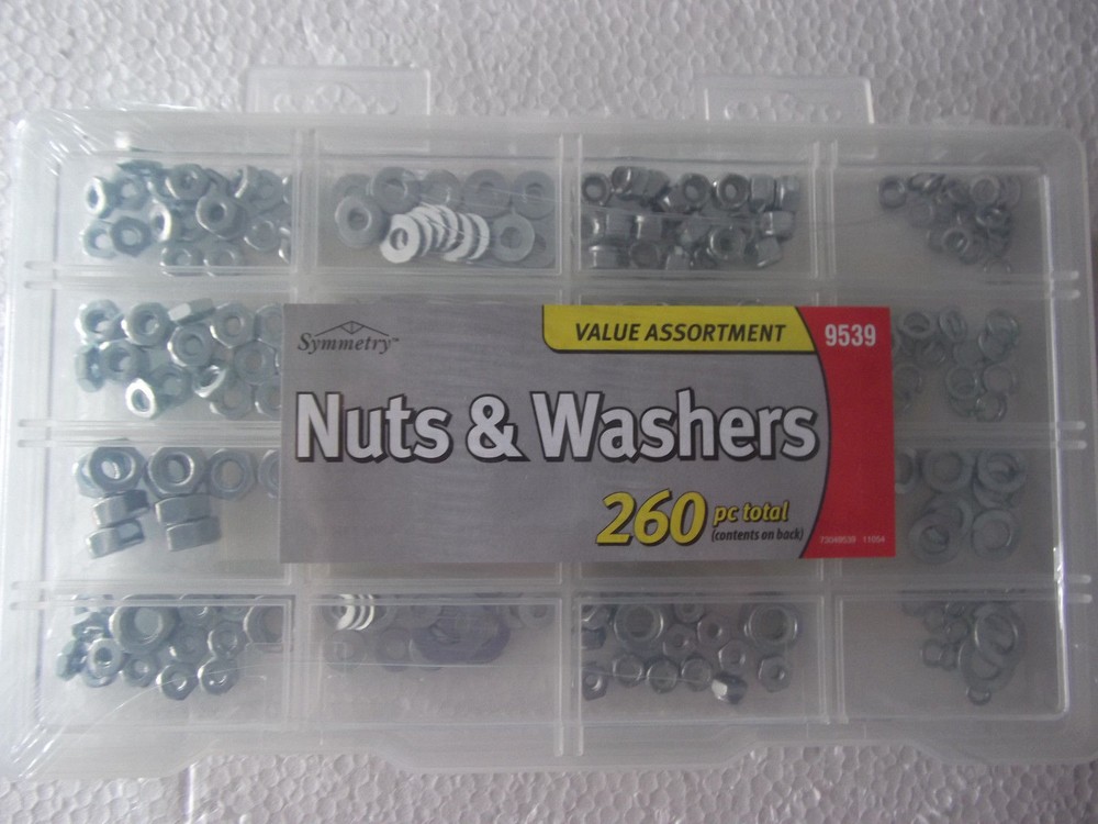 SYMMETRY 260 pc. NUTS & WASHERS