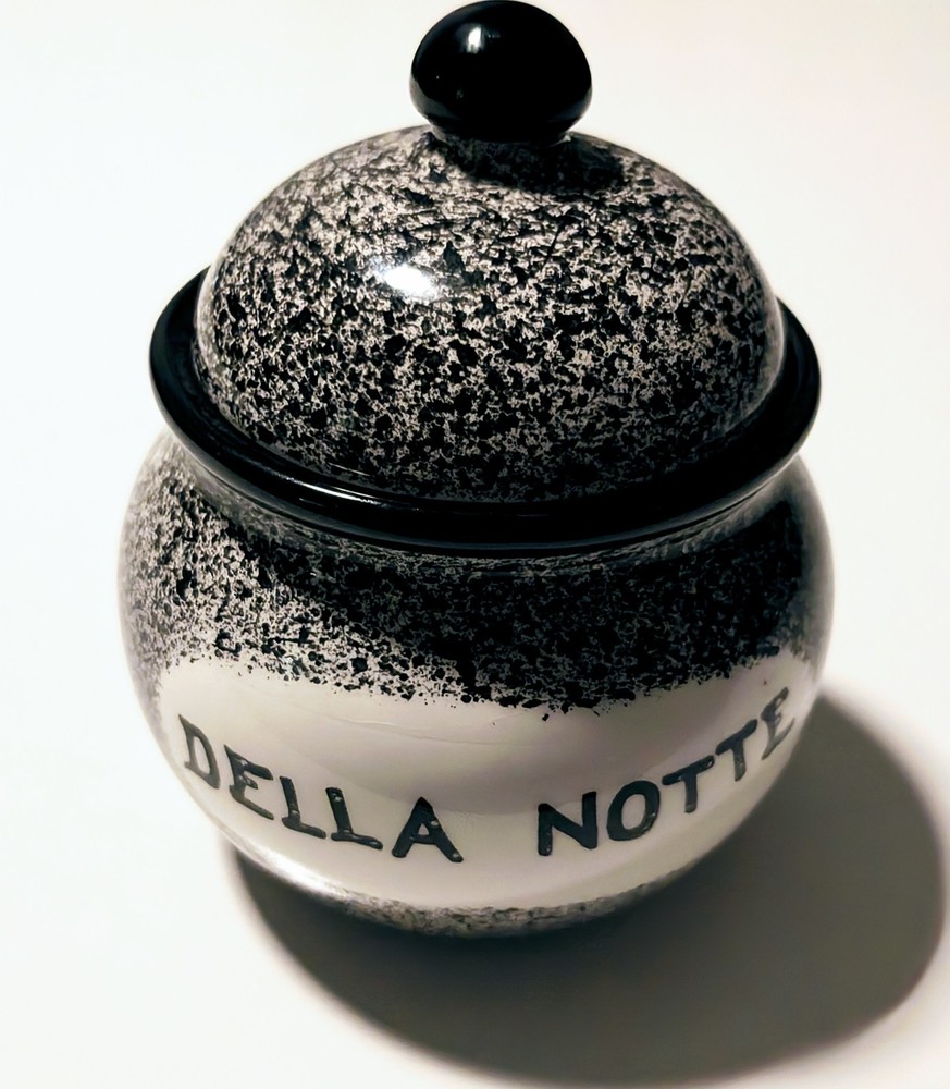 Della Notte Ceramic Sugar Bowl With Ceramic Lid
