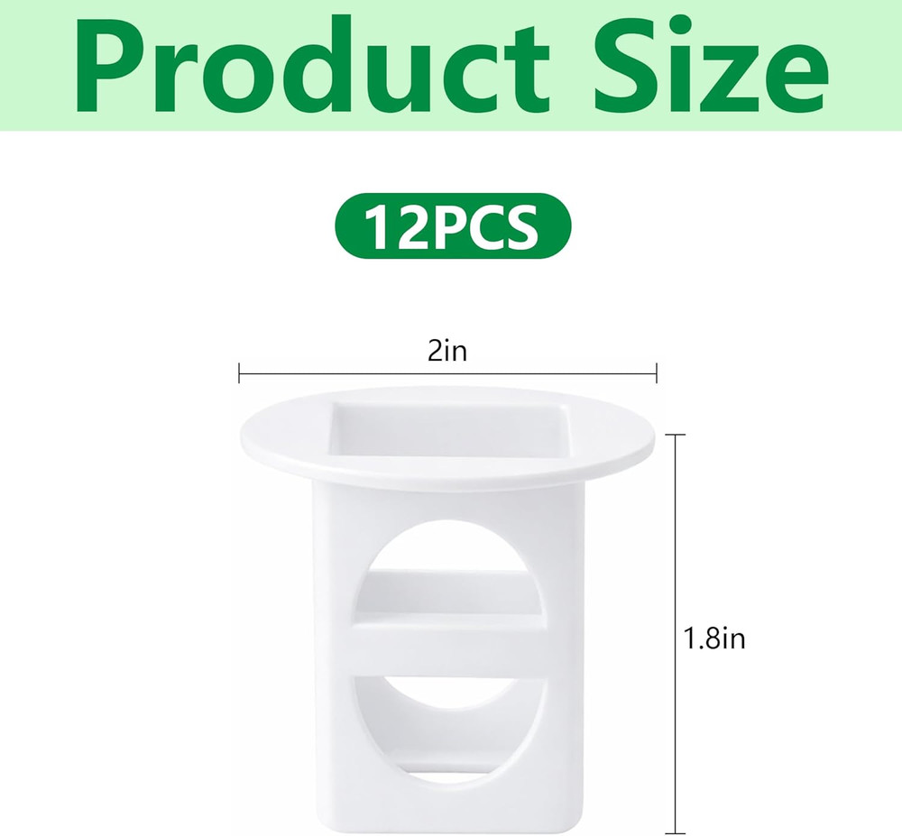 12 Pcs Grow Cubes for Hydroponic System, Grow Cube Hydroponic Cups Compatible wi