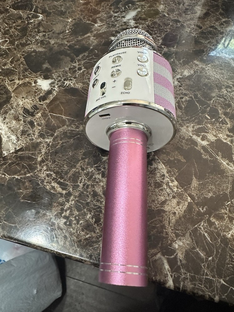 Hello Kitty Bluetooth Karaoke Microphone Wireless Speaker