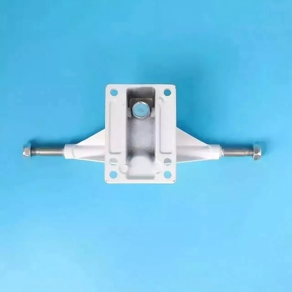 1 Pieces Skateboard Trucks White Set