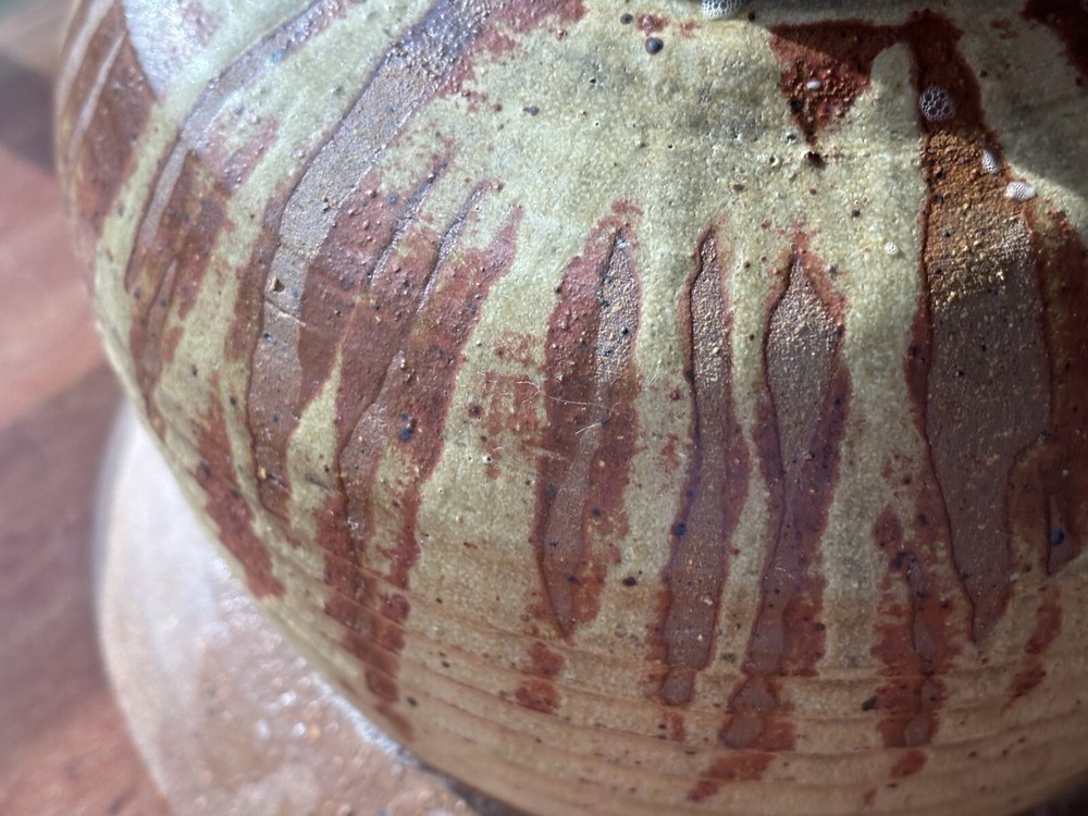 Studio Pottery Planter Artist Signed